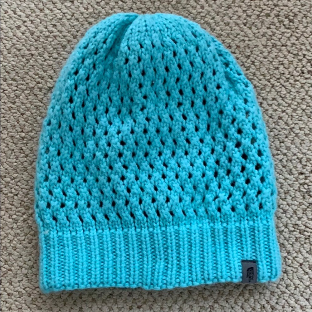 NorthFace Blue Knitted Beanie